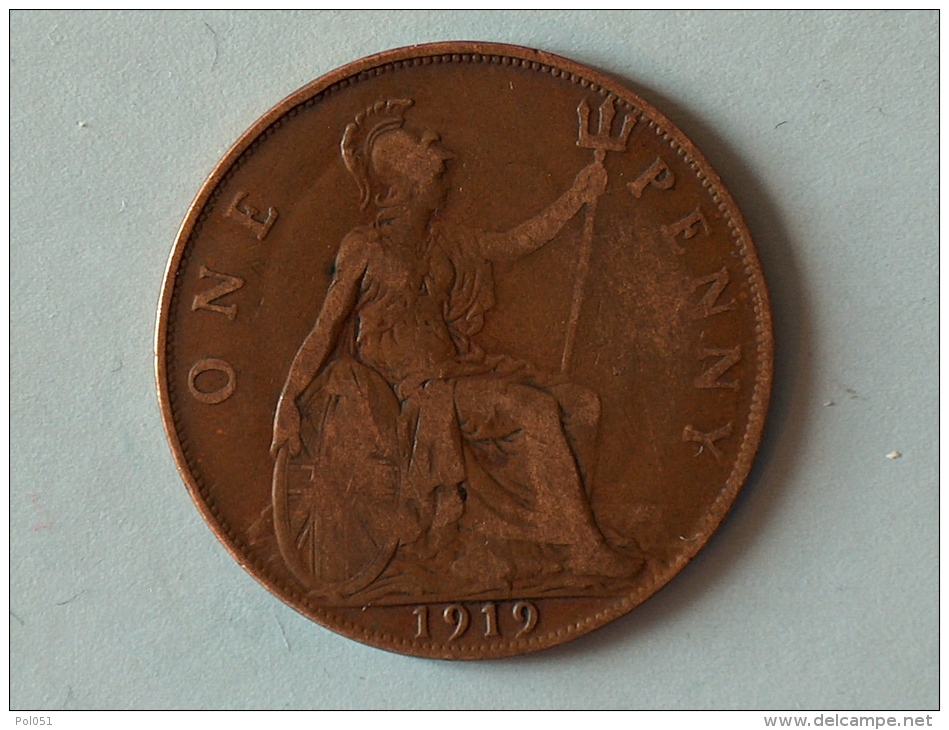 Grande-Bretagne 1 Penny 1919 - D. 1 Penny