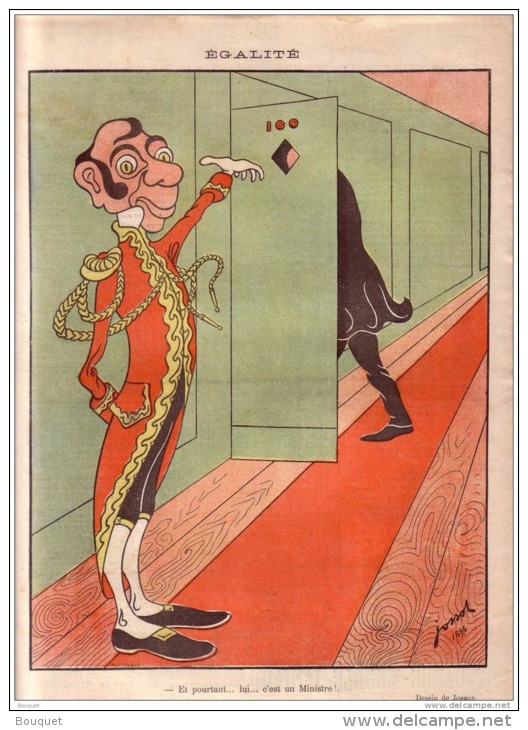 REVUE LE RIRE - NOVEMBRE 1894 - LE N° 8 !! - ILLUSTREE PAR DELAW , JOSSOT - LEANDRE - Revues Anciennes - Avant 1900