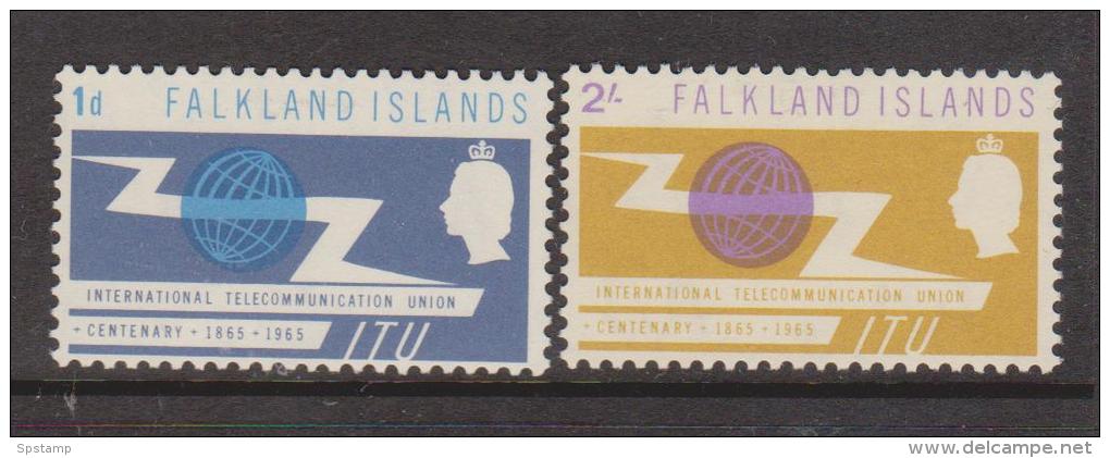 Falkland Islands 1965 Telecommunications ITU Set 2 MLH - Falkland Islands