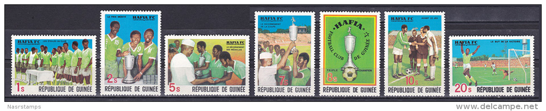 Guinea - 1979 - ( Hafia Soccer Team, African Triple Champions, 1977 ) - Complete Set - MNH (**) - Guinea (1958-...)