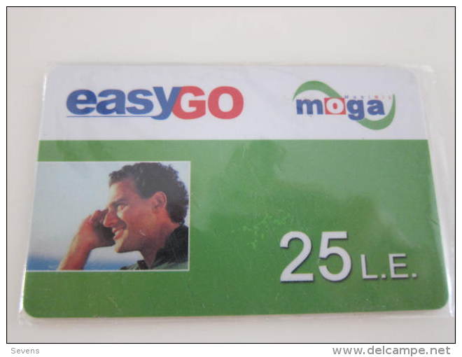 Egypt Prepaid Phonecard, Man On Phone,used - Egipto