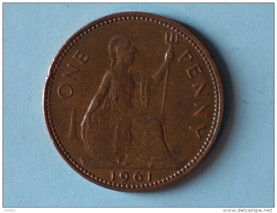 Grande-Bretagne 1 Penny 1961 - D. 1 Penny