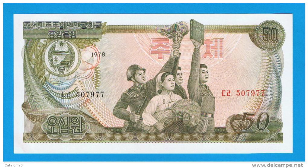 COREA DEL NORTE -  50  Won  1978 SC  P-21 - Corea Del Norte