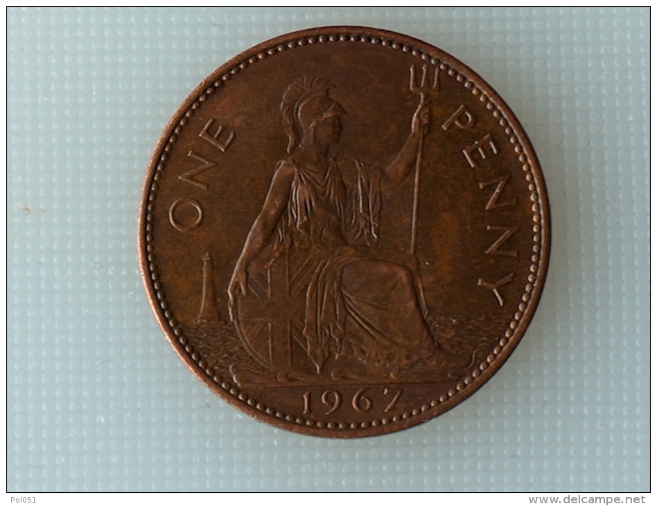 Grande-Bretagne 1 Penny 1967 - D. 1 Penny