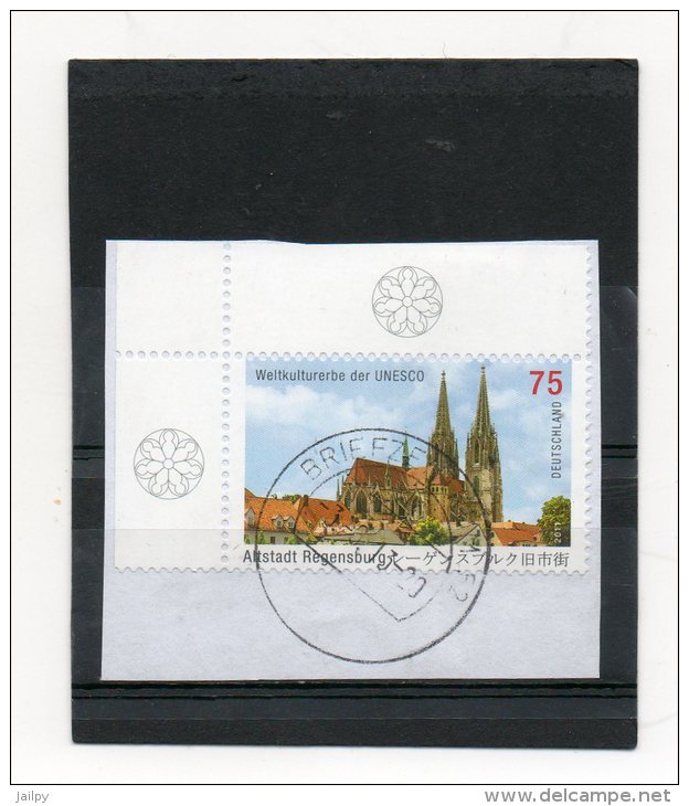 ALLEMAGNE   75    Anné 2011   Avec Bord De Feuille    (sur Fragment Oblitéré) - Oblitérés (sans Tabs)