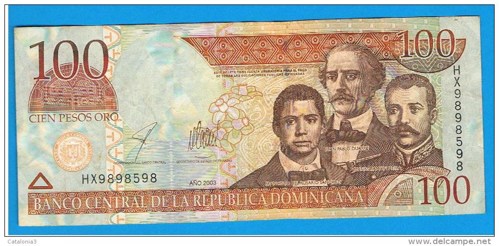 DOMINICANA -  100 Pesos 2003 SC  P-171 - Dominicaine