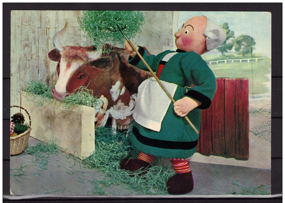 Carte Postale Fantaisie - Bécassine à La Ferme - Cómics