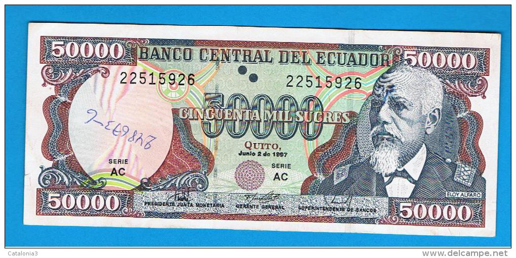 ECUADOR - 50.000 Sucres  1997  P-130 - Equateur