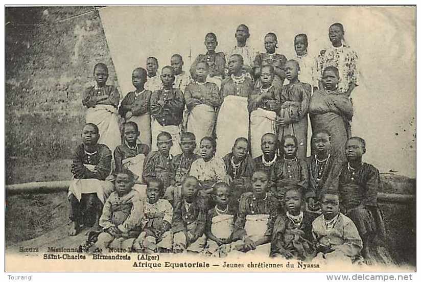 Juin13 847 : Afrique équatoriale  -  Jeunes Chrétiennes Du Nyassa  -  Missions St-Charles Birmandreis - Gambie