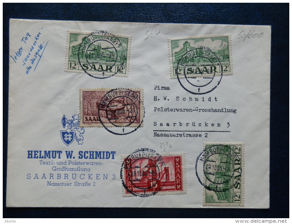 50/600  LETTRE   1955 - Covers & Documents