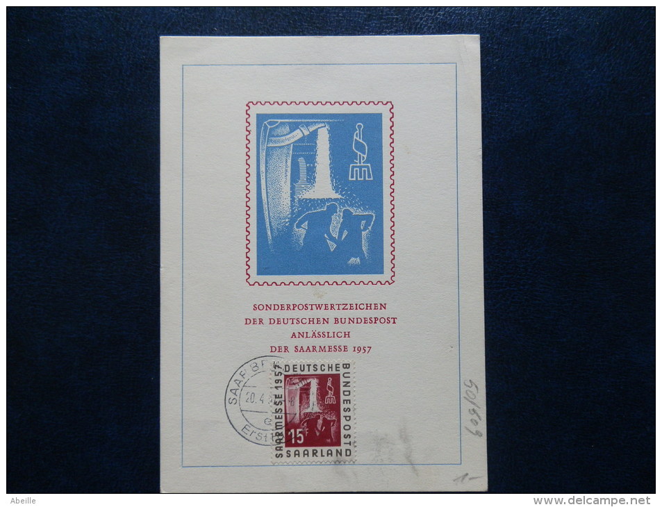 50/609  CP  1957 - Cartes-maximum (CM)