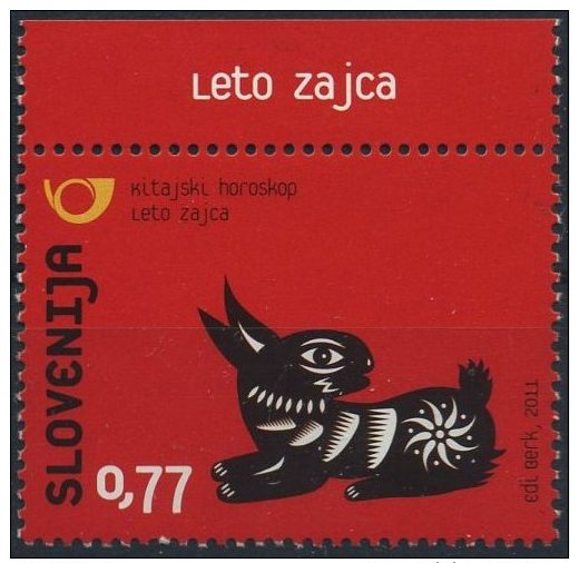 Slovenia 2011 - Chinese New Year: Year Of The Rabbit MNH Michel 880 - Slovenia