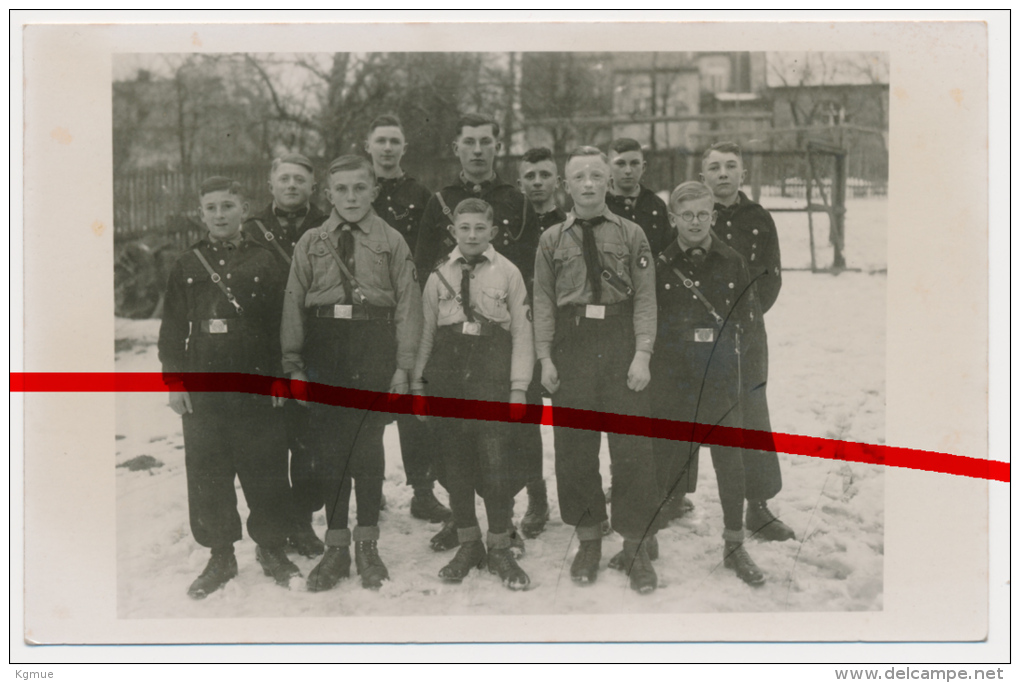 PostCard - Original Foto - Thum - Ca. 1935 - Pimfe Und Hitlerjugend HJ - Thum