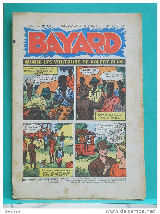 BAYARD - N° 333 - 19 Avril 1953 - Bayard