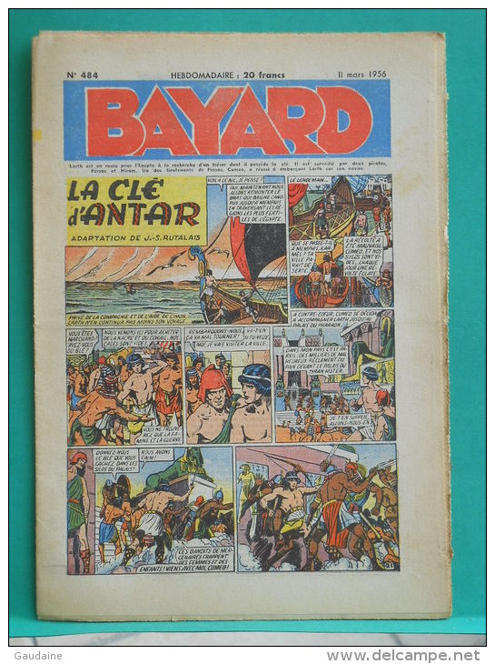 BAYARD - La Clé D'Antar - N° 484 - 11 Mars 1956 - Bayard