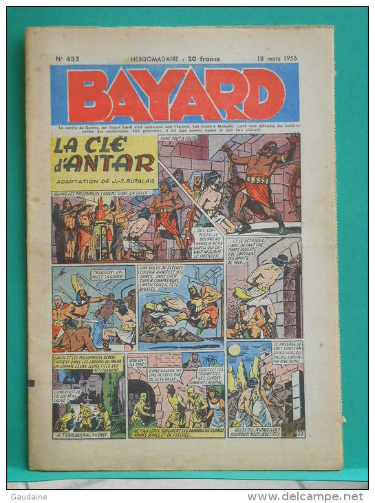 BAYARD - La Clé D'Antar - N° 485 - 18 Mars 1956 - Bayard