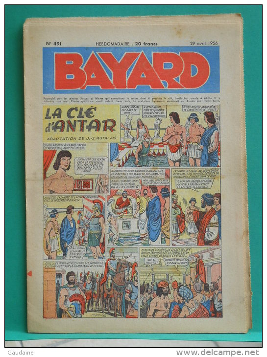 BAYARD - La Clé D'Antar - N° 491 - 29 Avril 1956 - Bayard