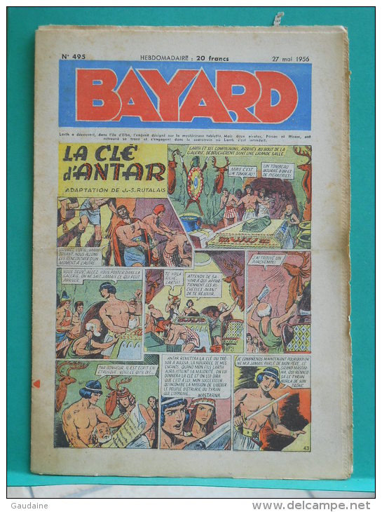 BAYARD - La Clé D'Antar - N° 495 - 27 Mai 1956 - Bayard