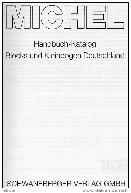 Michel Deutschland Spezial Block Katalog 2013 New 70€ Handbook With Special Bloc Sheetlet Se-tenant Catalogue Of Germany - Manuali