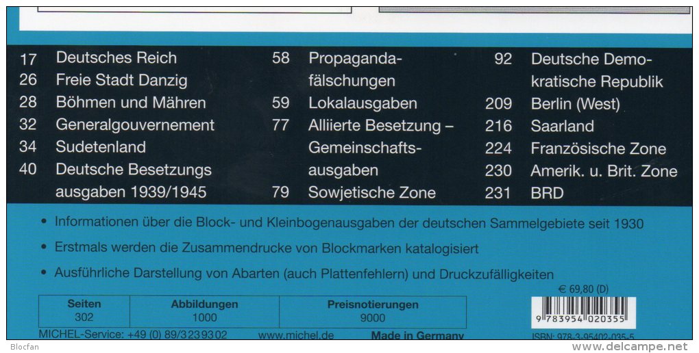 Michel Deutschland Spezial Block Katalog 2013 New 70€ Handbook With Special Bloc Sheetlet Se-tenant Catalogue Of Germany - Guides & Manuels