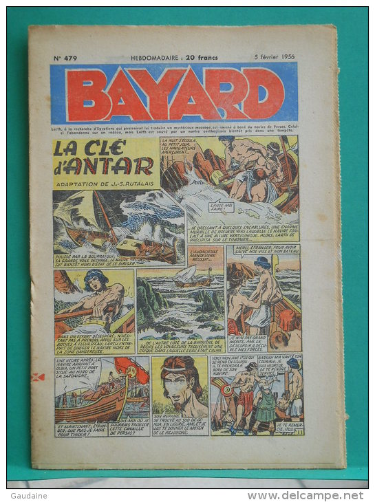 BAYARD - La Clé D'Antar - N° 479 - 5 Février 1956 - Bayard