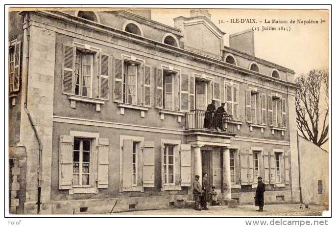 ILE D'AIX - La Maison De Napoléon 1°     (56955) - Fouras-les-Bains