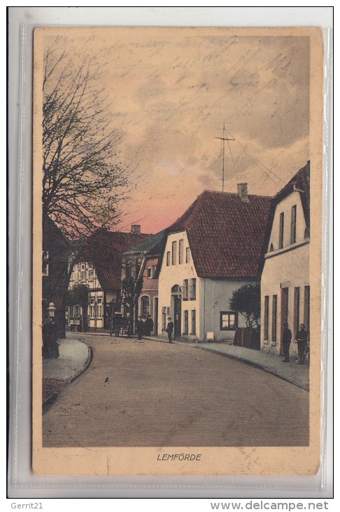 2844 LEMFÖRDE, Strassenansicht, 1915 - Diepholz