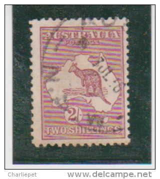 Australia Scott # 99 Used Kangaroo Fourth Issue 1929 Catalogue $30.00 - Used Stamps