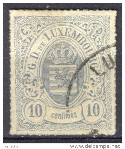 Luxemburg Luxembourg 1859, Coat Of Arms (o), Used - 1859-1880 Stemmi