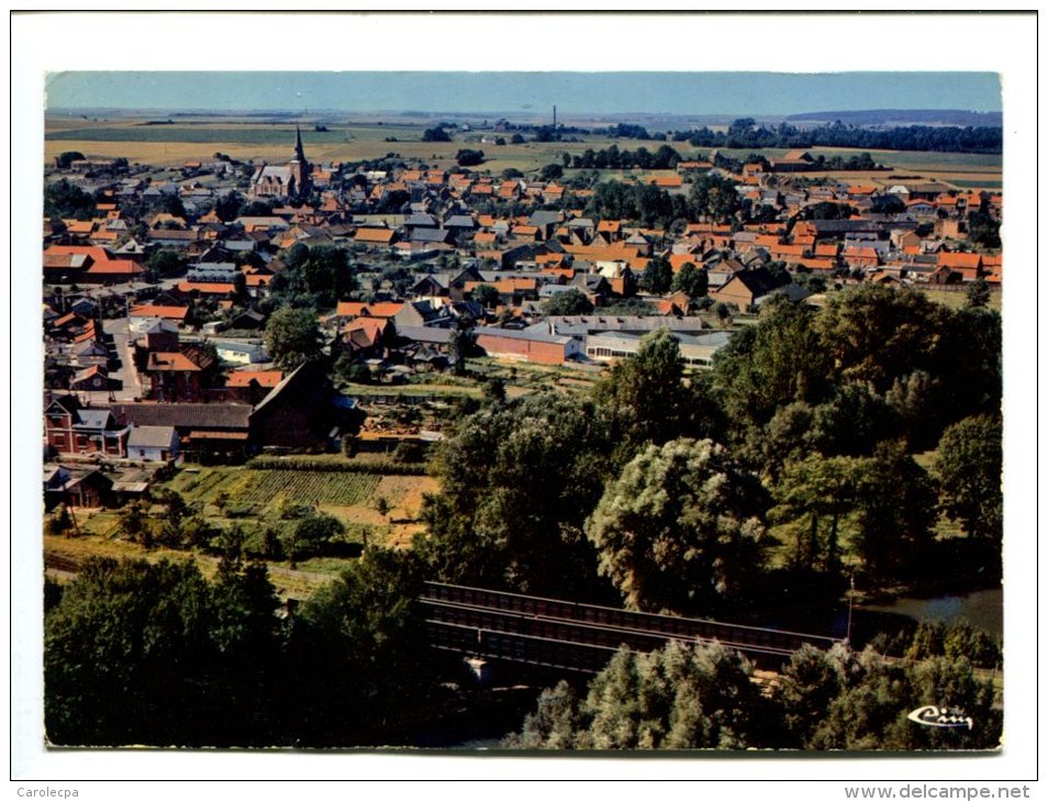 CP -  MARCOING (59) Vue Générale Aérienne - Marcoing