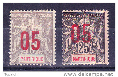 MARTINIQUE N°78 Et 79  Neufs Charniere - Unused Stamps