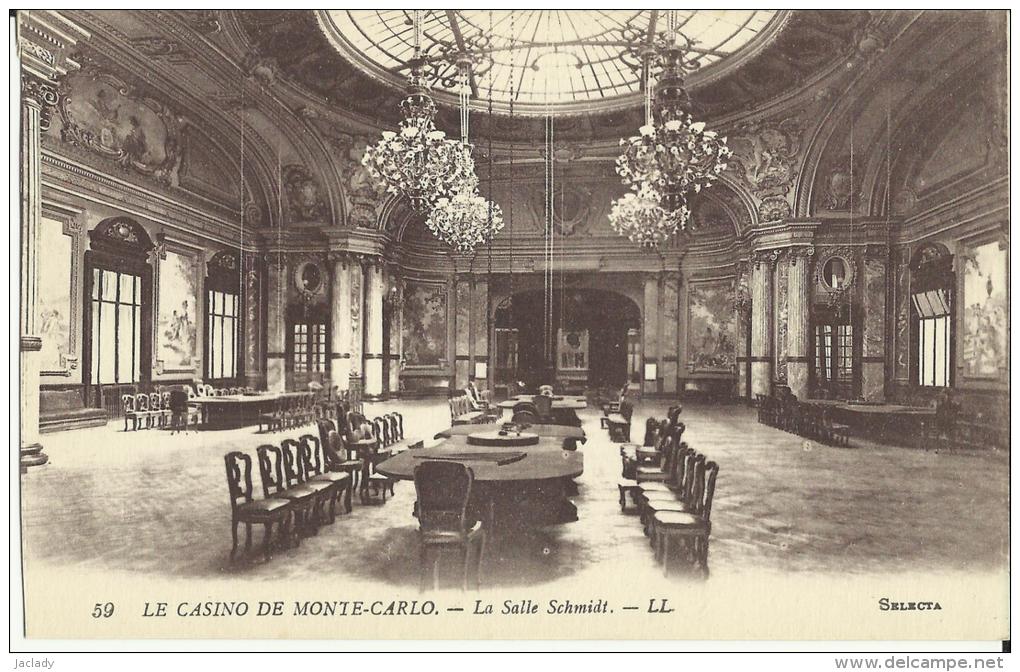 Le  Casino  De  Monte - Carlo -- La  Salle  Schmidt. -- LL.   (2 Scans) - Casino