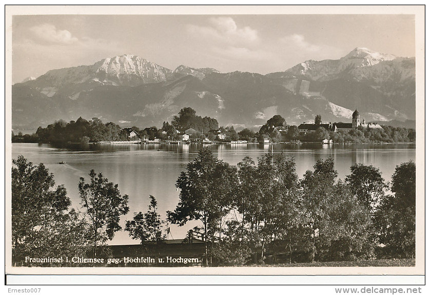 PK-CP Deutschland, Fraueninsel Im Chiemsee, Gebraucht, Siehe Bilder!*) - Chiemgauer Alpen