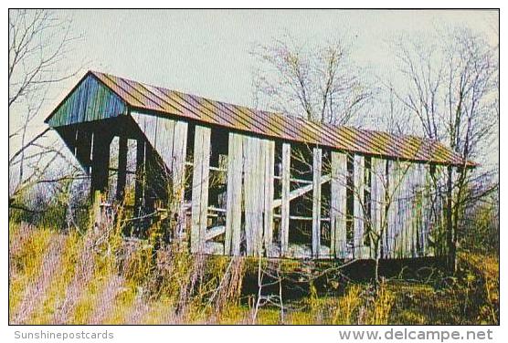 Ohio Waverly Pike Conuty Barger Farm Covered Bridge - Autres & Non Classés