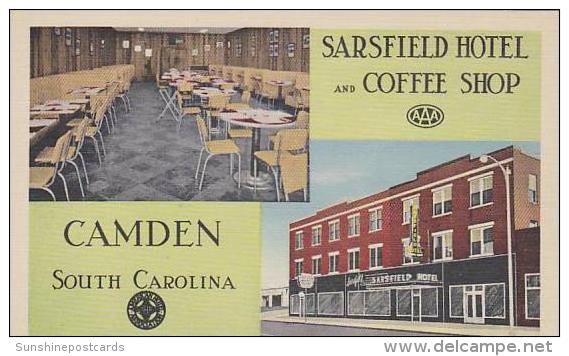 South Carolina Camden Sarsfield Hotel And Cuffee Shop - Camden