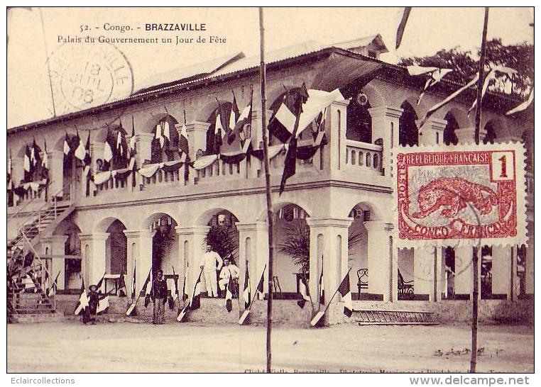 Congo  Français  Brazzaville   Palais Du Gouvernement - Brazzaville