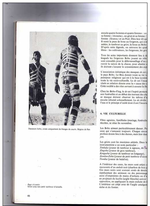 Afrique: Superbe Livre Sur La Haute-Volta (Burkina-Faso) - L'artisanat Créateur Agrémenté De Magnifiques Photos  - 1979. - Art