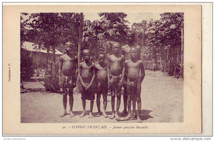 Congo  Français    Jeunes Garçons Bacoulis - French Congo