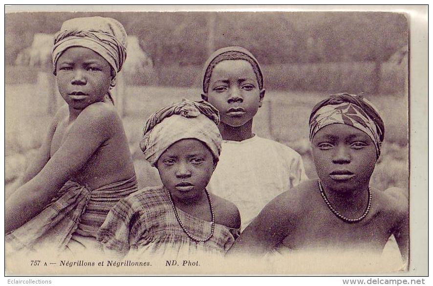 Congo  Français    Jeunes Négrillons Et Négrillonnes - French Congo