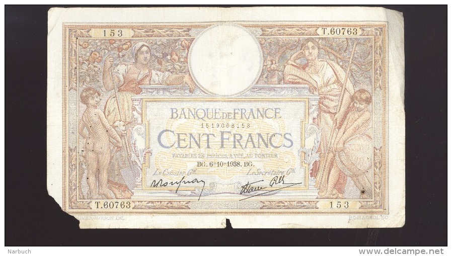 100 Francs Luc Olivier Merson   "Réf 2013 P" - 100 F 1908-1939 ''Luc Olivier Merson''