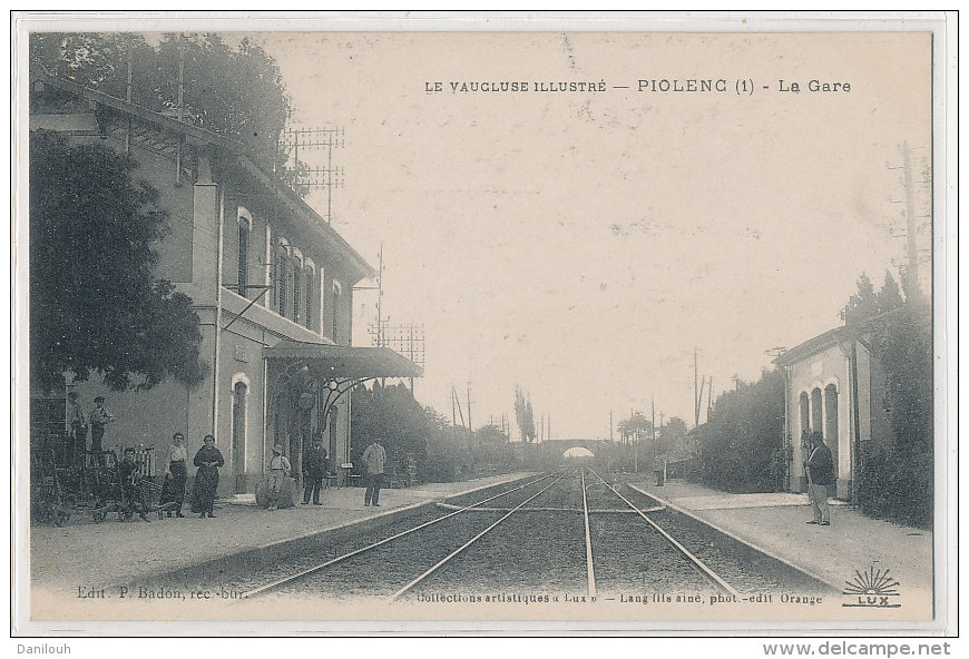 84 // PIOLENC   LA GARE   Vue Intérieure - Piolenc