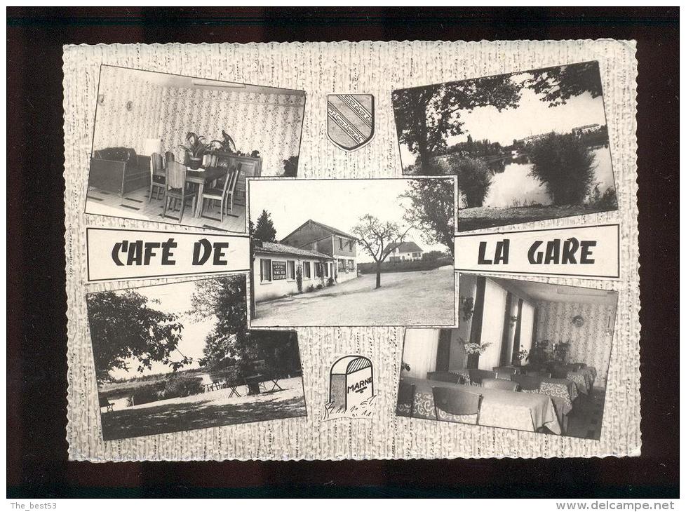 Givry En Argonne  -  Vues Multiples Du Café De La Gare - Givry En Argonne