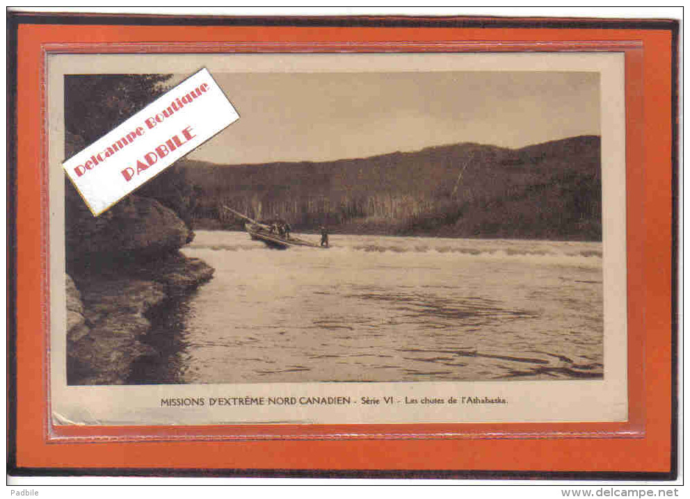 Carte Postale Canada Missions D´Extrême Nord Canadien Canoë Trés Beau Plan - Andere & Zonder Classificatie