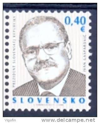 SK 2009-630 PRESIDENT GAŠPAROVICH, SLOVAKIA, 1 X 1v, MNH - Neufs