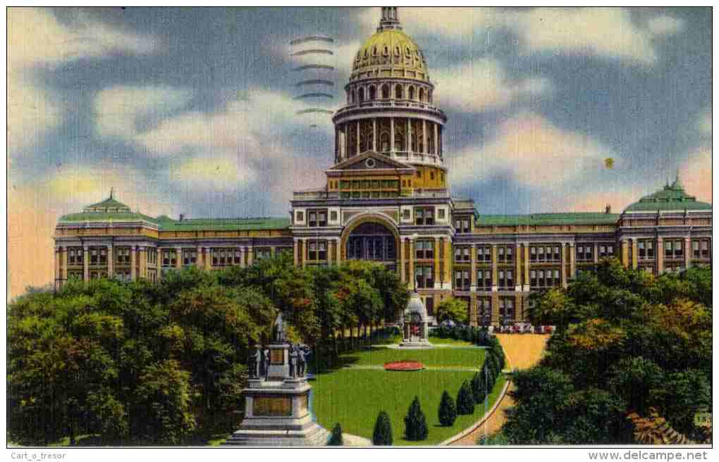 CPSM STATE CAPITOL AUSTIN TEXAS 1950 - Austin