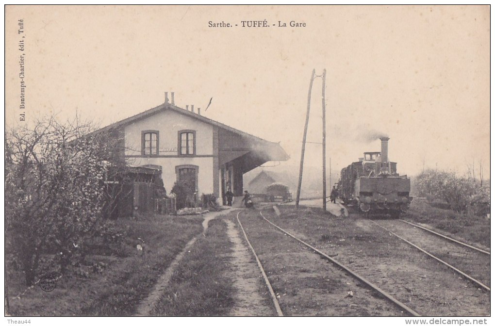 ¤¤  -    TUFFE   -  La Gare   -  Chemin De Fer , Train   -  ¤¤ - Tuffe