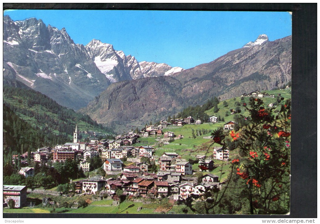 H1612 Valtournanche ( Aosta, AO )  Panorama Con Monte Cervino -  Non Viaggiata - Altri & Non Classificati