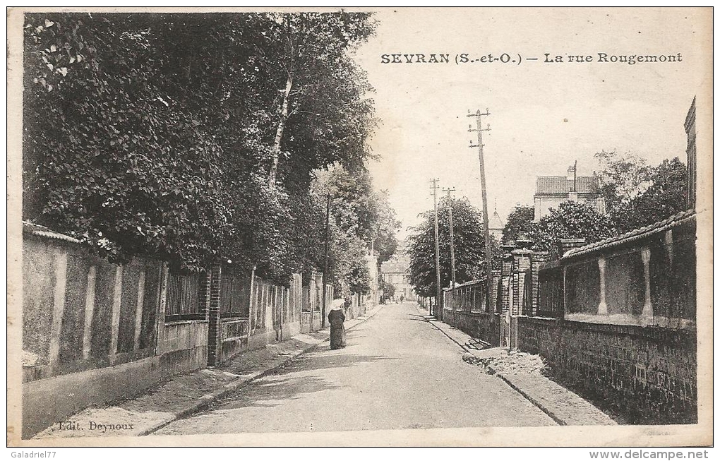 CPA Sevran - La Rue Rougemont - Sevran