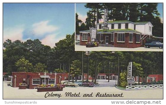 South Carolina Florence Colony Motel And Restaurant - Florence