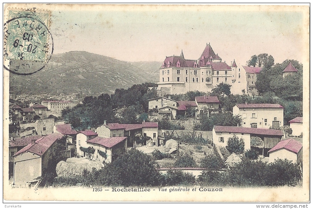 RHONE 69.ROCHETAILLEE VUE GENERALE ET COUZON - Autres & Non Classés